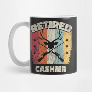 Funny Retirement Retired Cashier Mug